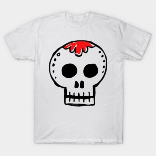 Sugar Skull Doodle Black T-Shirt